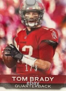 Tom Brady A Signé 2020 Panini Red Prizm #255 Buccaneers 1/3 Psa 9 Psa/adn 10 Auto