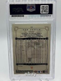 Tom Seaver Mets 2004 Fleer Greats Of The Game #46 Signé Autograph Psa Adn 54