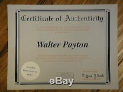 Walter Payton Jersey Signé Stat Psa / Adn Certifié Chicago Bears Autographed