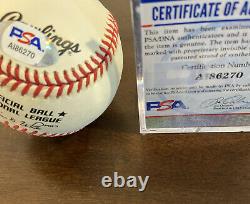 Willie Mays Psa Dna Coa Autograph National League Onl Auto Signed Baseball